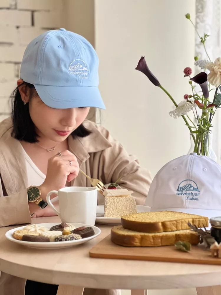 [ KIKY生活館 ]細斜紋電繡老帽