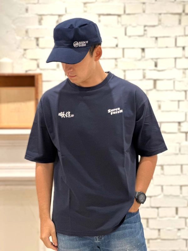 [順億壽司]轉印LOGO圓T