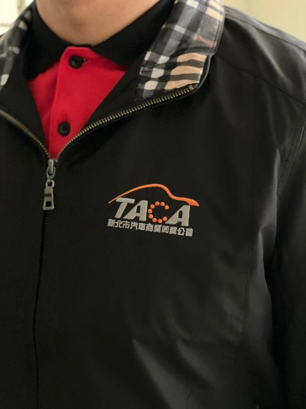 [TACA]拼接翻領外套