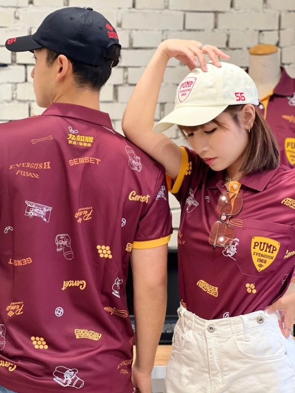 [PUMP經濟]全昇華電繡POLO衫